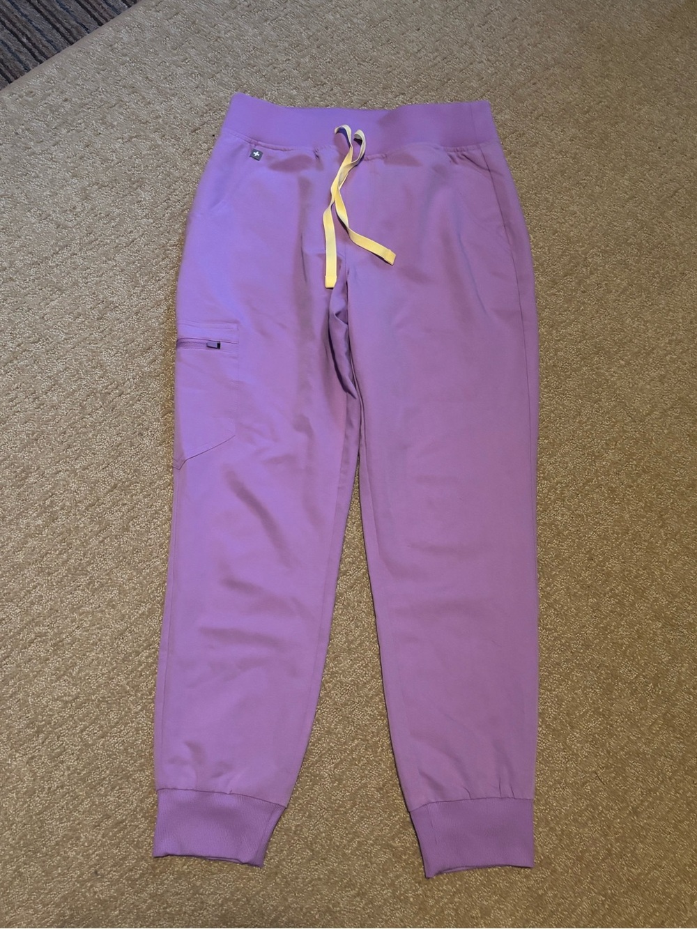 Figs scrub High Waisted Jogger in wild iris